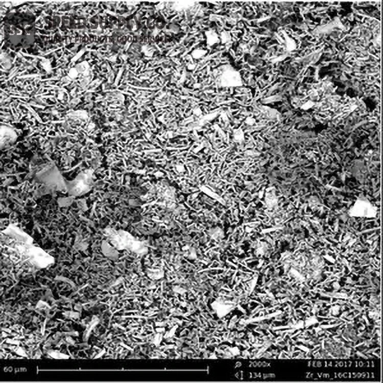 Nanofibres broyées à l'oxyde de zirconium